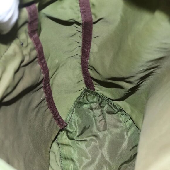PRADA Tote Bag Nylon Khaki Auth bs22979 - Picture 13 of 16